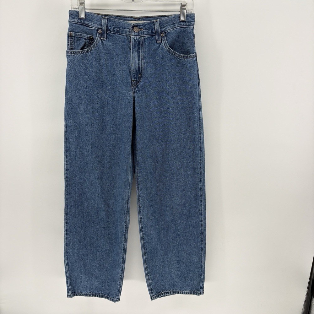 Levi's Premium Baggy Dad Jeans 25 High Rise Baggy Loose 90s Y2K Style Denim